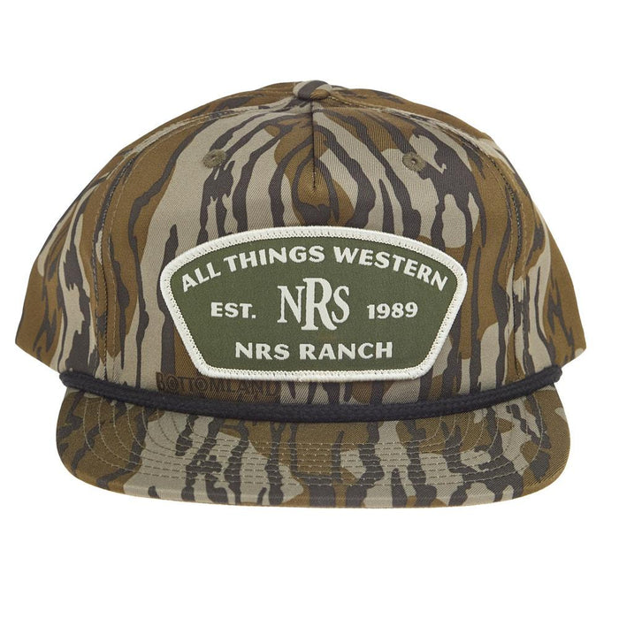 Mossy Oak Camo with Black Rope Cap