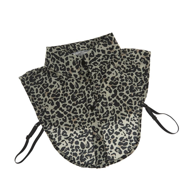 Women's Leopard Corporate Collar