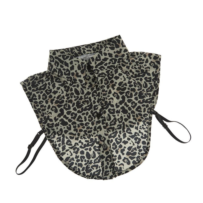 Women's Leopard Corporate Collar