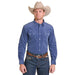 Men's Indigo Corduroy Snap Shirt