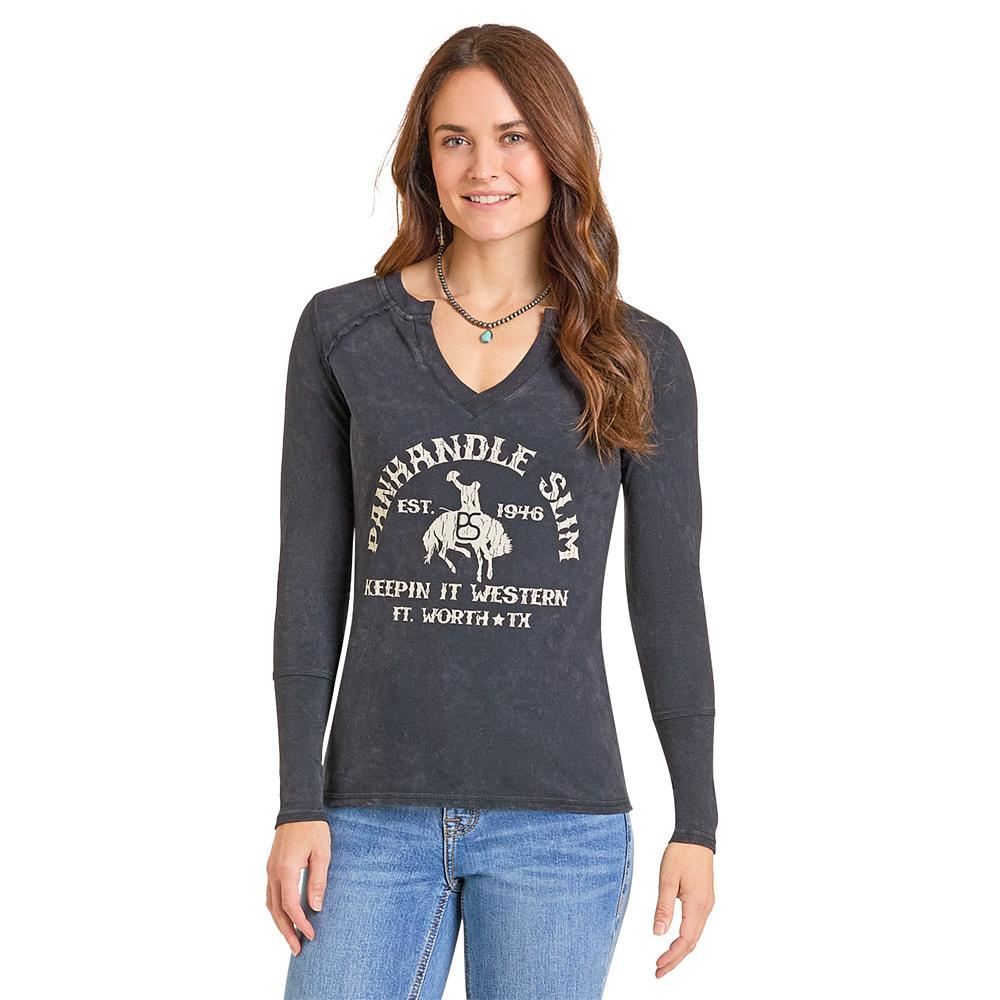 Panhandle Women's Keepin It Western Tee Shirt
