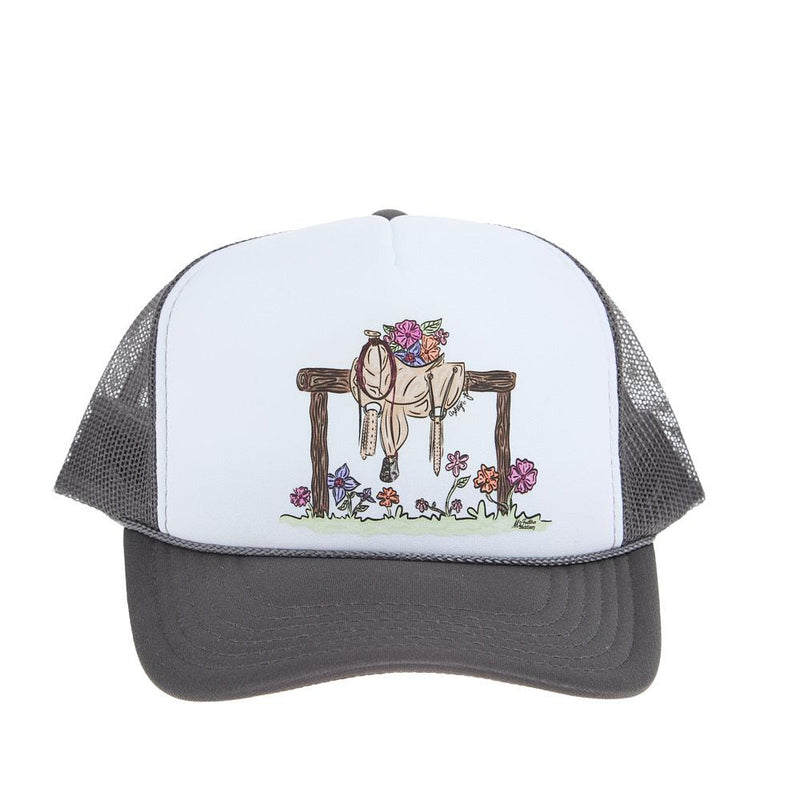 Hitchin Post White & Grey Cap