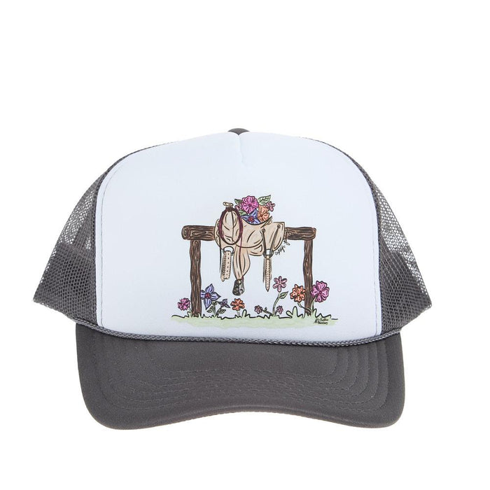 Hitchin Post White & Grey Cap