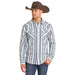 Men's Natural Aztec Stripe Shirt