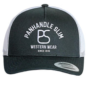Men's Black Embroidered Logo Cap