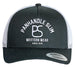 Men's Black Embroidered Logo Cap