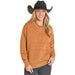 Women's Embossed Brass Boot Stitch Sweater