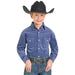Boy's Indigo Corduroy Shirt