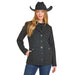 Women's Black Heather Coat