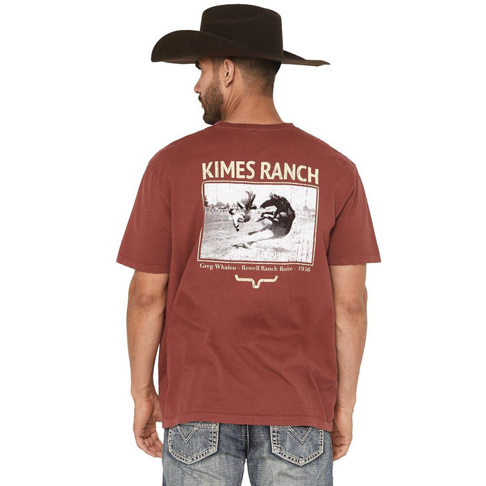 Men's Dark Red Waspy Tee Shirt