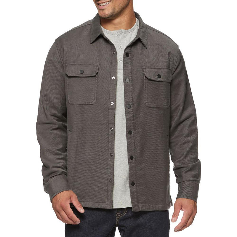 Men's Shane Charcoal Shirt Jacket