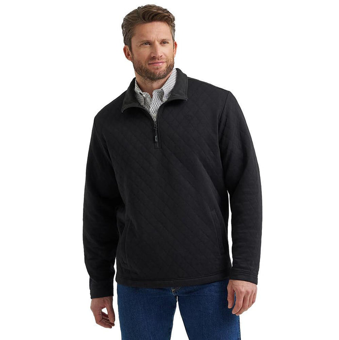 Men's George Strait Black 1/4 Zip Pullover