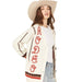 Women's Cream Rodeo Sweater Cardigan
