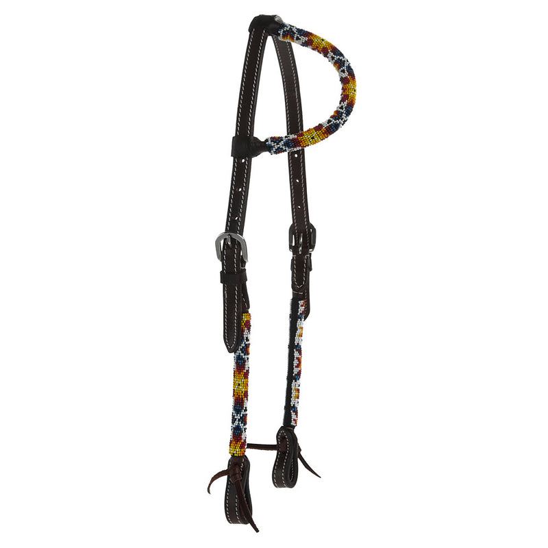 Nevada Beaded Single Ear Headstall