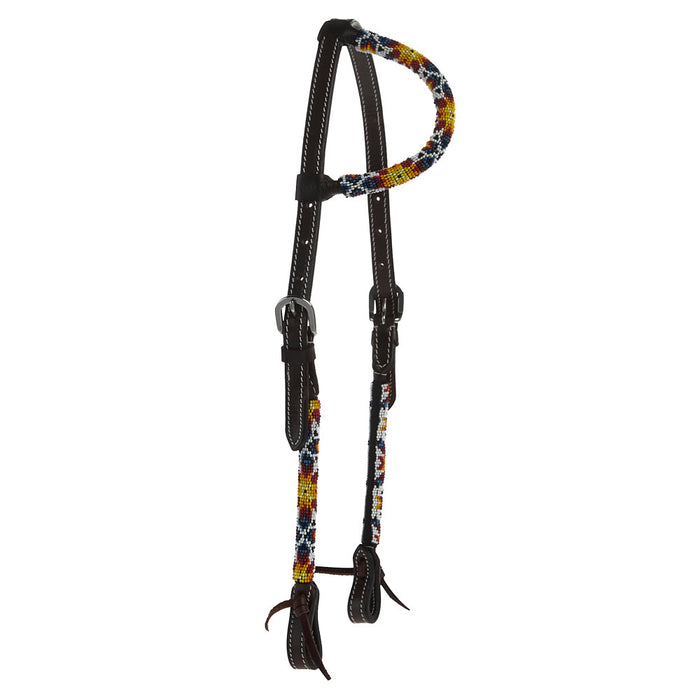 Nevada Beaded Single Ear Headstall