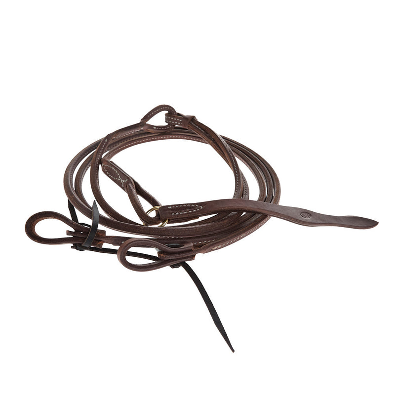 Oiled Stitched Romal Rein