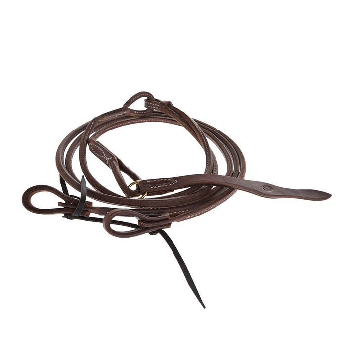 Oiled Stitched Romal Rein