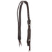 Figure 8 Stitch Roughout Chocolate Slit Ear Headstall