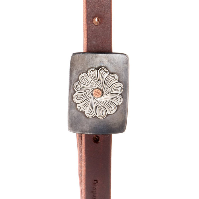 NRS Exclusive Decatur Rose Slit Ear Headstall