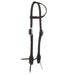 Heavy Oiled Rope Tooled 5/8in Single Ear Headstall