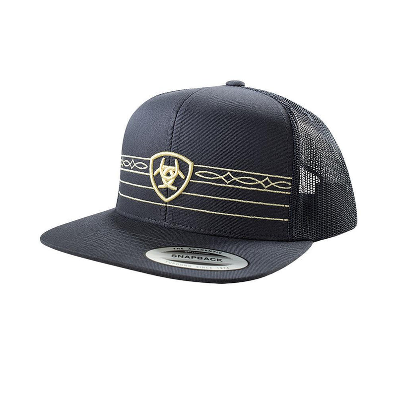 Navy Bootstitch Logo Cap