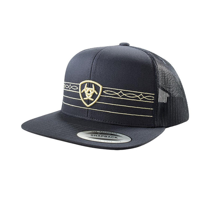 Navy Bootstitch Logo Cap