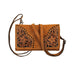 Sierra Tan Crossbody Clutch