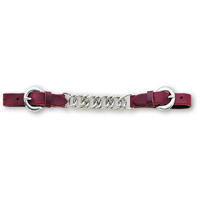 Curb Strap Latigo Flat Chain