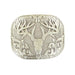 Laser Etched Deer Skull Buckle
