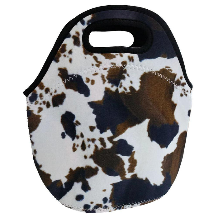 Brown Cowhide Lunch Tote