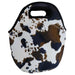Brown Cowhide Lunch Tote
