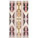 Jacquard White Sand Tan Bath Towel