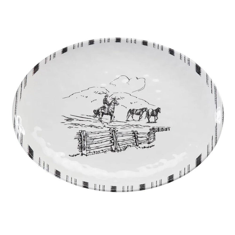 Ranch Life Melamine Serving Platter
