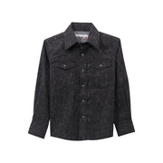 Boy's Black Paisley 20X Shirt