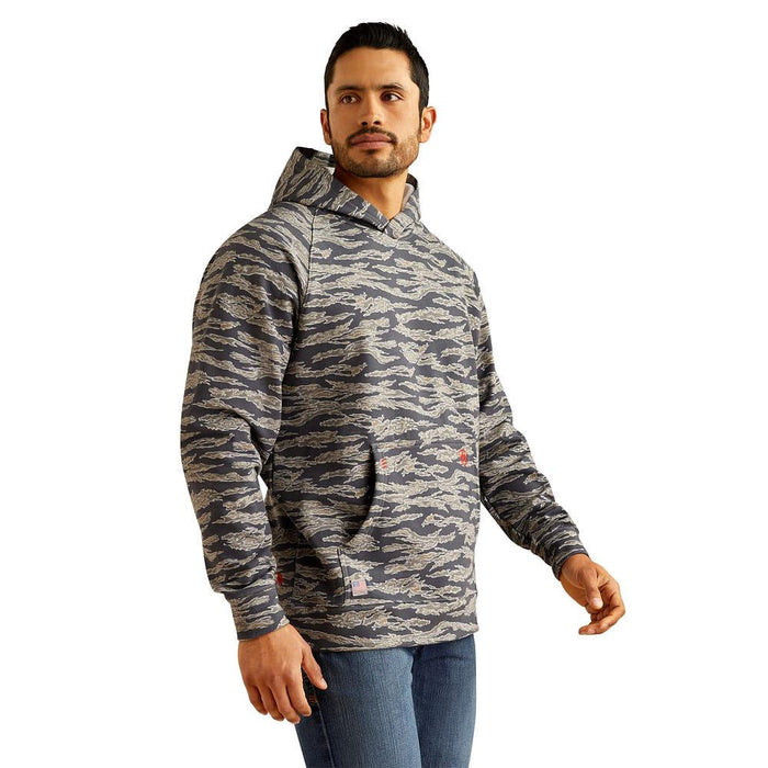 Men's FR DuraStretch Grey Camo Hoodie
