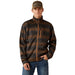Men's Brown Southwest Caldwell Zip Up