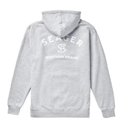 Men's Heather Grey Branded Hoodie