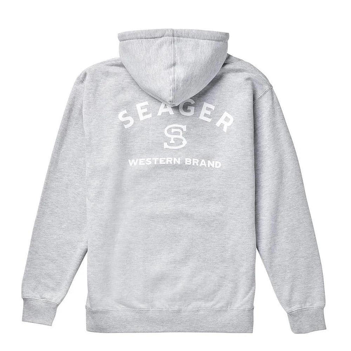 Men's Heather Grey Branded Hoodie