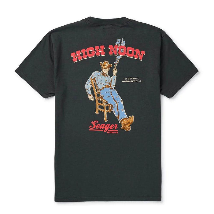 Men's High Noon Vintage Black Tee Shirt