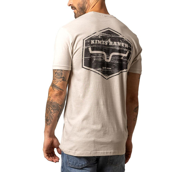 Men's Wooden Hex Sand Tee Shirt