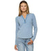 Women's Pale Blue Henley