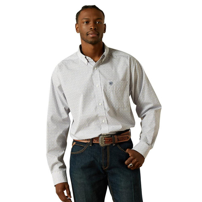 Men's Declan White Wrinkle Free Shirt