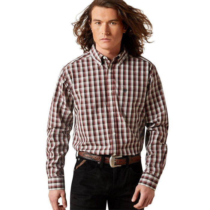Men's Brown Wrinkle Free Atlas Shirt