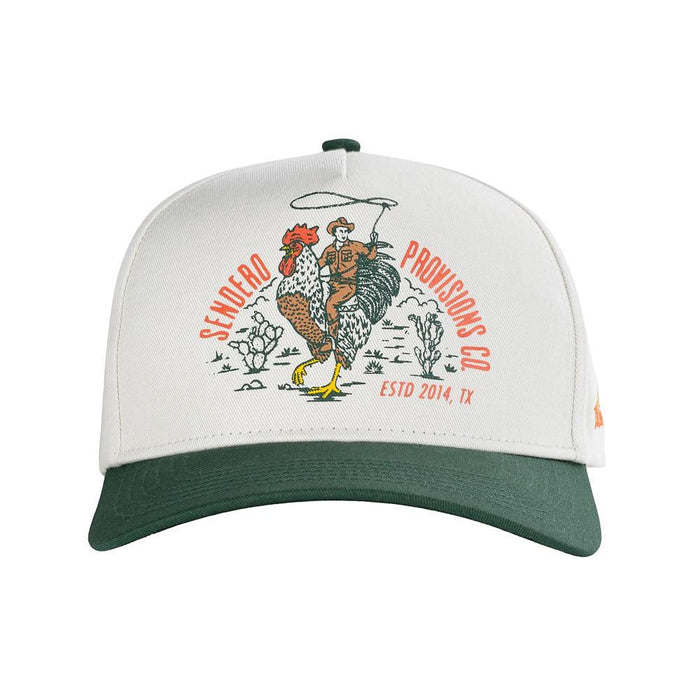 Men's Green & Cream Official Western Cap