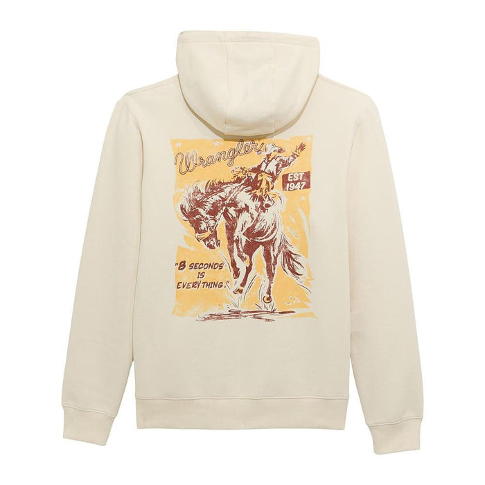 Men's White 8 Second Hoodie