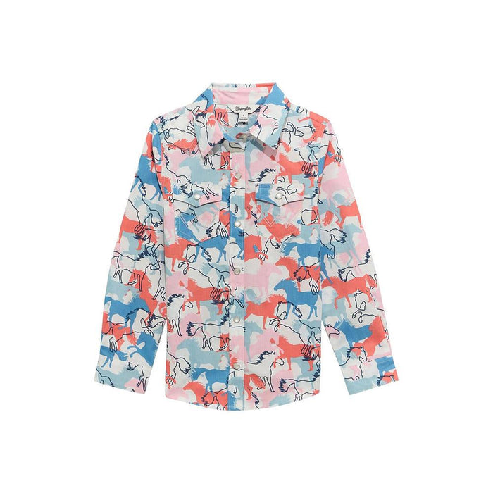 Girl's Running Horse Shirt