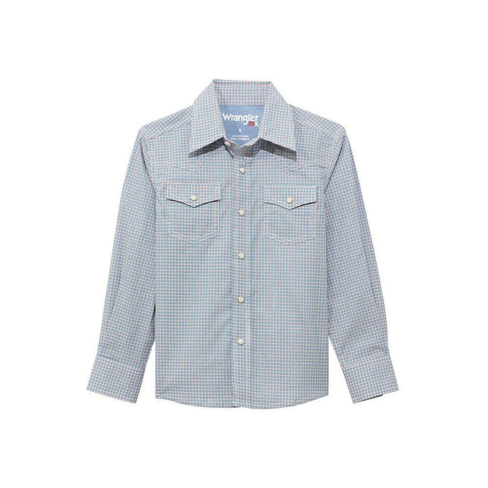 Boy's 20X Blue Multi Shirt