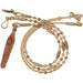 30 Plait Brown Rawhide Romal Reins