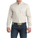 Men's Cream Stripe Modern Fit Shirt