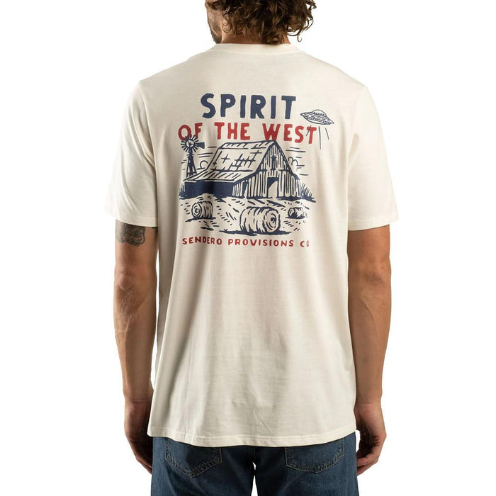 Men's Vintage White High Plains Tee Shirt